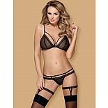 <strong>Игривый полупрозрачный комплект с гартерами</strong> <br />
Игривый полупрозрачный комплект с гартерами. <div class="charTableblock"><div><span>Размер</span>: S (42-44); M (44-46); L (46-48); XL (48-50)</div><div><span>Цвет</span>: черный</div><div><span>Производитель</span>: Obsessive, Польша</div><div><span>В наличии</span>: S-M, черный; L-XL, черный</div></div> Игривый полупрозрачный комплект с гартерами
Игривый полупрозрачный комплект с гартерами.