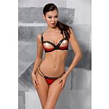 <strong>Откровенный комплект с открытым лифом и перфорацией Midori</strong> <br />
Откровенный комплект Midori с открытым лифом и перфорацией. <div class="charTableblock"><div><span>Размер</span>: 1X (50-52); 2X (52-54)</div><div><span>Цвет</span>: красный, розовый</div><div><span>Производитель</span>: Passion, Польша</div><div><span>В наличии</span>: XXL-XXXL, красный с черным</div></div> Откровенный комплект с открытым лифом и перфорацией Midori
Откровенный комплект Midori с открытым лифом и перфорацией.