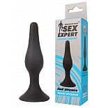 <strong>Чёрная анальная пробка Sex Expert - 9,5 см.</strong> <br />
Пополни свой сексуальный арсенал анальной втулкой от Sex Expert! Интимный аксессуар подарит яркие и незабываемые эмоции. <div class="charTableblock"><div><span>Длина, см</span>: 9.50</div><div><span>Диаметр, см</span>: 2.80</div><div><span>Материал</span>: силикон</div><div><span>Длина, см</span>: 9-12</div><div><span>Диаметр, см</span>: 2</div></div> Чёрная анальная пробка Sex Expert - 9,5 см.
Пополни свой сексуальный арсенал анальной втулкой от Sex Expert! Интимный аксессуар подарит яркие и незабываемые эмоции.