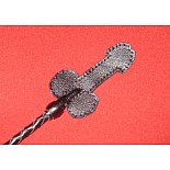 <strong>Стек плетеный, наконечник "фаллос" (короткий)</strong> <br />
Стек плетеный, наконечник "фаллос" (короткий) <div class="charTableblock"><div><span>Материал</span>: кожа</div><div><span>Производитель</span>: Подиум, Россия</div><div><span>Длина, см</span>: 70.00</div></div> Стек плетеный, наконечник "фаллос" (короткий)
Стек плетеный, наконечник "фаллос" (короткий)