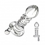 <strong>Плуг с ручкой MISTER TWISTER</strong> <br />
Абсолютно прозрачная пробка для анальной стимуляции со специальной ручкой, с помощью которой можно крутить игрушку. <div class="charTableblock"> </div> Плуг с ручкой MISTER TWISTER
Абсолютно прозрачная пробка для анальной стимуляции со специальной ручкой, с помощью которой можно крутить игрушку.