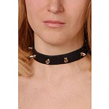 <strong>Ошейник с шипами узкий черный</strong> <br />
Изготовлен из натуральной кожи с велюровой подкладкой. <div class="charTableblock"><div><span>Материал</span>: кожа</div><div><span>Цвет</span>: черный</div></div> Ошейник с шипами узкий черный
Изготовлен из натуральной кожи с велюровой подкладкой.