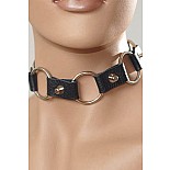 <strong>Ошейник с кольцами черный</strong> <br />
Изготовлен из натуральной кожи. <div class="charTableblock"><div><span>Материал</span>: кожа</div><div><span>Цвет</span>: черный</div></div> Ошейник с кольцами черный
Изготовлен из натуральной кожи.