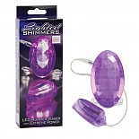 <strong>Светящаяся аметистовая пуля SHIMMER 0846-60 BX SE</strong> <br />
Безупречный подарок для своей любимой или лучшей подруги! Безумно красивый стимулятор с большим комфортным пультом в стиле "призм" цвета хамелеон и вибропуля с особой ложечкой для деликатного массажа Пуля светится с разной интенсивностью в зависимости от скорости вибрации Игрушка подойдет для стимуляции клитора, сосков и другого интимного массажа, как вдвоем с партнером, так и просто расслабиться наедине с собой Работает от трех батареек типа ААА <div class="charTableblock"> </div> Светящаяся аметистовая пуля SHIMMER 0846-60 BX SE
Безупречный подарок для своей любимой или лучшей подруги! Безумно красивый стимулятор с большим комфортным пультом в стиле "призм" цвета хамелеон и вибропуля с особой ложечкой для деликатного массажа Пуля светится с разной интенсивностью в зависимости от скорости вибрации Игрушка подойдет для стимуляции клитора, сосков и другого интимного массажа, как вдвоем с партнером, так и просто расслабиться наедине с собой Работает от трех батареек типа ААА