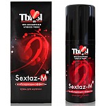 <strong>Крем "Sextaz-m" с возбуждающим эффектом  для мужчин , 20г</strong> <br />
Крем наносится на половой член мужчины (головка, ствол, крайняя плоть и т. <div class="charTableblock"> </div> Крем "Sextaz-m" с возбуждающим эффектом  для мужчин , 20г 
Крем наносится на половой член мужчины (головка, ствол, крайняя плоть и т.