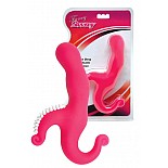 <strong>Розовый силиконовый стимулятор ( Dream toys 20326)</strong> <br />
Этот стимулятор заставит вашу вагину сжиматься и разжиматься от наслаждения. Погрузив его тельце с крупной головкой в лоно, вы сможете испытать всю гамму приятных ощущений. Единственное, о чём вы будете думать – хоть бы это никогда не прекращалось. <br><br>
Отросток с нежными шипами по всей поверхности будет непрестанно касаться клитора при каждом погружении, возводя ваши ощущения на новый уровень. Ручка-крючок на основании облегчит управление секс-игрушкой.
<div class="charTableblock"><div><span>Диаметр, см</span>: 3.00</div><div><span>Материал</span>: силикон</div><div><span>Диаметр, см</span>: 3</div><div><span>Производитель</span>: Dream Toys, Китай</div></div> Розовый силиконовый стимулятор ( Dream toys 20326)
Этот стимулятор заставит вашу вагину сжиматься и разжиматься от наслаждения. Погрузив его тельце с крупной головкой в лоно, вы сможете испытать всю гамму приятных ощущений. Единственное, о чём вы будете думать – хоть бы это никогда не прекращалось. <br><br>
Отросток с нежными шипами по всей поверхности будет непрестанно касаться клитора при каждом погружении, возводя ваши ощущения на новый уровень. Ручка-крючок на основании облегчит управление секс-игрушкой.