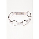 <strong>Ошейник с кольцами белый</strong> <br />
Изготовлен из натуральной кожи. <div class="charTableblock"><div><span>Материал</span>: кожа</div><div><span>Цвет</span>: белый</div></div> Ошейник с кольцами белый
Изготовлен из натуральной кожи.