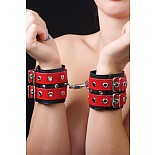 <strong>Наручники красные</strong> <br />
Изготавливаются из натуральной кожи с велюровой подкладкой. <div class="charTableblock"><div><span>Материал</span>: кожа</div><div><span>Цвет</span>: красный, розовый</div><div><span>Производитель</span>: Sitabella, Россия</div></div> Наручники красные
Изготавливаются из натуральной кожи с велюровой подкладкой.