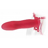 <strong>Фаллоимитатор и Маска Vibrating 9"" Hollow Strap-On Red</strong> <br />
<div class="charTableblock"><div><span>Длина, см</span>: 23</div><div><span>Диаметр, см</span>: 5.1</div><div><span>Материал</span>: силикон</div><div><span>Цвет</span>: красный/розовый</div><div><span>Особенности</span>: на присоске; без мошонки</div><div><span>Длина, см</span>: 21-24</div><div><span>Диаметр, см</span>: 5</div></div> Фаллоимитатор и Маска Vibrating 9"" Hollow Strap-On Red