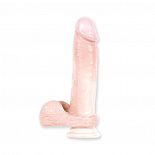 <strong>Фаллоимитатор Realistic Cock, 19 см, Телесный</strong> <br />
Латексный фаллоимитатор класса "реалистик" телесного цвета, с мошонкой, на присоске, имеет чётко выраженную головку. <div class="charTableblock"><div><span>Длина, см</span>: 20.5</div><div><span>Диаметр, см</span>: 4.5</div><div><span>Материал</span>: латкес</div><div><span>Цвет</span>: телесный</div><div><span>Особенности</span>: на присоске; с мошонкой</div><div><span>Длина, см</span>: 17-20</div><div><span>Диаметр, см</span>: 4</div></div> Фаллоимитатор Realistic Cock, 19 см, Телесный 
Латексный фаллоимитатор класса "реалистик" телесного цвета, с мошонкой, на присоске, имеет чётко выраженную головку.