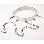 <strong>Ошейник кожаный белый шириной 20мм с шипами длиной 25мм с цепочкой 3103-3</strong> <br />
Изготовлен из натуральной кожи с велюровой подкладкой. <div class="charTableblock"> </div> Ошейник кожаный белый шириной 20мм с шипами длиной 25мм с цепочкой 3103-3
Изготовлен из натуральной кожи с велюровой подкладкой.