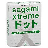 <strong>Презервативы Sagami Xtreme SUPER DOTS (3 шт.)</strong> <br />
С презервативами Sagami Xtreme SUPER DOTS сексуальная близость будет не только защищённой, но и чувственной. <br><br>
Точки на поверхности кондома с расширенной головкой обеспечат самую сладострастную вагинальную стимуляцию! <br><br>
Малая толщина (0,04 мм) и высокая надёжность даже во время самого страстного секса – и как не попробовать их в деле?
<div class="charTableblock"><div><span>Производитель</span>: Sagami, Япония</div><div><span>Количество</span>: 3</div></div> Презервативы Sagami Xtreme SUPER DOTS (3 шт.)
С презервативами Sagami Xtreme SUPER DOTS сексуальная близость будет не только защищённой, но и чувственной. <br><br>
Точки на поверхности кондома с расширенной головкой обеспечат самую сладострастную вагинальную стимуляцию! <br><br>
Малая толщина (0,04 мм) и высокая надёжность даже во время самого страстного секса – и как не попробовать их в деле?