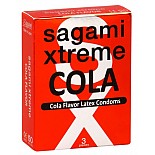 <strong>Презервативы Sagami Xtreme COLA (3 шт.)</strong> <br />
Привнести новую нотку в привычную мелодию экстаза – проще, чем вам кажется. И нужно лишь одно – надеть Sagami Xtreme COLA. <br><br>
Тонкие гладкие презервативы с дразнящим ароматом Колы сделают близость защищённой и более сладкой! Sagami Xtreme COLA – кто на новенькое?
<div class="charTableblock"><div><span>Производитель</span>: Sagami, Япония</div><div><span>Количество</span>: 3</div></div> Презервативы Sagami Xtreme COLA (3 шт.)
Привнести новую нотку в привычную мелодию экстаза – проще, чем вам кажется. И нужно лишь одно – надеть Sagami Xtreme COLA. <br><br>
Тонкие гладкие презервативы с дразнящим ароматом Колы сделают близость защищённой и более сладкой! Sagami Xtreme COLA – кто на новенькое?