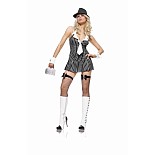 <strong>Костюм "Мисс мафия", S/M, Черно-розовый</strong> <br />
Сексуальный костюм "Мисс мафия": платье в полосочку с галстуком и наручники со знаком доллара. <div class="charTableblock"> </div> Костюм "Мисс мафия", S/M, Черно-розовый
Сексуальный костюм "Мисс мафия": платье в полосочку с галстуком и наручники со знаком доллара.