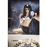 <strong>Игровой костюм НОЧНОЙ ПОЛИЦЕЙСКИЙ: топ, мини-юбка, ремень, значок и фуражка</strong> <br />
Преступники берегитесь! Ночной полицейский быстро арестует и наденет наручники на любого подозреваемого. Светло-голубой топ. Черные, блестящие, непрозрачные нагрудные карманы, воротник и рукава. Облегающая, черная мини-юбка с нежными складками и поясом. Значок и черная фуражка поможет ответить на любой эксtpeнный вызов. <div class="charTableblock"><div><span>Размер</span>: S (42-44); M (44-46); L (46-48)</div><div><span>Цвет</span>: черный</div><div><span>Производитель</span>: Baci-Lingerie, США</div></div> Игровой костюм НОЧНОЙ ПОЛИЦЕЙСКИЙ: топ, мини-юбка, ремень, значок и фуражка
Преступники берегитесь! Ночной полицейский быстро арестует и наденет наручники на любого подозреваемого. Светло-голубой топ. Черные, блестящие, непрозрачные нагрудные карманы, воротник и рукава. Облегающая, черная мини-юбка с нежными складками и поясом. Значок и черная фуражка поможет ответить на любой эксtpeнный вызов.