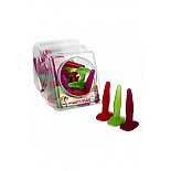 <strong>Анальная пробка*36</strong> <br />
Пластиковый аквариум с комплектом из 36 анальных пробок разного цвета. Анальная пробочка из высококачественной резины - самая продаваемая позиция в категории анальных стимуляторов. Прекрасно подходит для новичков в анальном сексе благодаря своему маленькому диаметру. Высота пробки 10 см, диаметр головки 1 см., диаметр у основания 2,5 см. Цена за 36 штук. Производитель: PipeDream, США. Материал: TPR. <div class="charTableblock"> </div> Анальная пробка*36
Пластиковый аквариум с комплектом из 36 анальных пробок разного цвета. Анальная пробочка из высококачественной резины - самая продаваемая позиция в категории анальных стимуляторов. Прекрасно подходит для новичков в анальном сексе благодаря своему маленькому диаметру. Высота пробки 10 см, диаметр головки 1 см., диаметр у основания 2,5 см. Цена за 36 штук. Производитель: PipeDream, США. Материал: TPR.