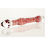 <strong>Длина № 20 см.
Ширина № 3 см.</strong> <br />
Двусторонний стеклянный фаллоимитатор с красными спиралями <div class="charTableblock"><div><span>Длина, см</span>: 20</div><div><span>Диаметр, см</span>: 3</div><div><span>Материал</span>: стекло</div><div><span>Цвет</span>: прозрачный</div><div><span>Особенности</span>: двухголовый; без мошонки</div><div><span>Длина, см</span>: 17-20</div><div><span>Диаметр, см</span>: 3</div><div><span>Производитель</span>: Sexus, Китай</div></div> Длина № 20 см.
Ширина № 3 см.
Двусторонний стеклянный фаллоимитатор с красными спиралями