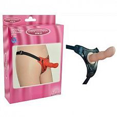 <strong>Телесный изогнутый фаллос на чёрных трусиках - 12,4 см.</strong> <br />
Стоит вам натянуть эти чёрные трусики с эластичными бретелями, чтобы внизу живота «вырос» фаллос телесного цвета.<div class="charTableblock"><div><span>Длина, см</span>: 12.4</div><div><span>Диаметр, см</span>: 3.20</div><div><span>Длина, см</span>: 9-12</div><div><span>Диаметр, см</span>: 3</div><div><span>Материал</span>: силикон</div><div><span>Цвет</span>: телесный</div><div><span>Особенности</span>: комплект</div></div> Телесный изогнутый фаллос на чёрных трусиках - 12,4 см.
Стоит вам натянуть эти чёрные трусики с эластичными бретелями, чтобы внизу живота «вырос» фаллос телесного цвета.