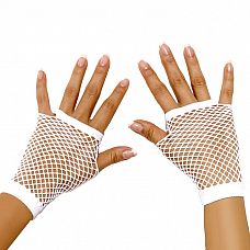 <strong>Митенки в мелкую сетку белые</strong> <br />
Короткие белые перчатки-митенки с мелкую эластичную сеточку с прорезью для пальцев.<div class="charTableblock"> </div> Митенки в мелкую сетку белые
Короткие белые перчатки-митенки с мелкую эластичную сеточку с прорезью для пальцев.