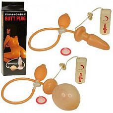      BUTT PLUG VIBRATOR WITH PUMP 
 -.