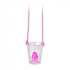 ����� � �������� Pecker Shot Glass Necklace PINK 
������ ������� ����� � �������� �� ������� � ���� �������, �������� �����, �������� �������.