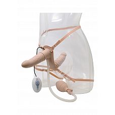 <strong>Страпон DOUBLE VIBRATING STRAP-ON FLESH A004W1F093Y4SC</strong> <br />
Страпон телесного цвета с вибрацией.<div class="charTableblock"><div><span>Длина, см</span>: 17</div><div><span>Диаметр, см</span>: 4</div><div><span>Длина, см</span>: 17-20</div><div><span>Диаметр, см</span>: 4</div><div><span>Материал</span>: силикон</div><div><span>Цвет</span>: телесный</div><div><span>Особенности</span>: комплект; с вибрацией; расширяющийся; с дополнительной стимуляцией</div></div> Страпон DOUBLE VIBRATING STRAP-ON FLESH A004W1F093Y4SC
Страпон телесного цвета с вибрацией.