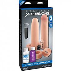 <strong>Комплект телесных насадок и колец Ultimate Enhancement Kit </strong> <br />
Насадки изготовлены из супер-эластичного Fanta Flesh материала, подходят для большинства Размеров.<div class="charTableblock"> </div> Комплект телесных насадок и колец Ultimate Enhancement Kit
Насадки изготовлены из супер-эластичного Fanta Flesh материала, подходят для большинства Размеров.