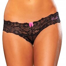 <strong>Черные кружевные трусики-танга</strong> <br />
Черные кружевные трусики, которые абсолютно незаметны под одеждой, но притягивают к себе внимание, когда Вы без нее! Это эротичные трусики с открытой попкой.<div class="charTableblock"><div><span>Размер</span>: M (44-46); L (46-48)</div><div><span>Цвет</span>: черный</div><div><span>Производитель</span>: Hustler, США</div><div><span>В наличии</span>: M-L, черный</div></div> Черные кружевные трусики-танга
Черные кружевные трусики, которые абсолютно незаметны под одеждой, но притягивают к себе внимание, когда Вы без нее! Это эротичные трусики с открытой попкой.