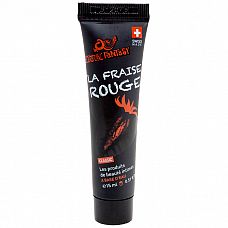 <strong>Лубрикант с ароматом клубники Erotic Fantasy La Fraise Rouge - 15 мл.</strong> <br />
Качественный лубрикант, произведенный на высокотехнологичной косметической фабрике в Швейцарии, на мягкой и нежной водной основе с ароматом и сладким вкусом спелой красной клубники.<div class="charTableblock"><div><span>Основа</span>: водная</div><div><span>Особенности</span>: оральная; ароматизированная; вкусовая; вагинальная</div><div><span>Объем, мл</span>: 5-29</div><div><span>Объем, мл</span>: 15</div></div> Лубрикант с ароматом клубники Erotic Fantasy La Fraise Rouge - 15 мл.
Качественный лубрикант, произведенный на высокотехнологичной косметической фабрике в Швейцарии, на мягкой и нежной водной основе с ароматом и сладким вкусом спелой красной клубники.