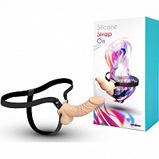 <strong>Женский страпон на тонких эластичных ремнях - 23 см.</strong> <br />
Женский фаллопротез, состоящий из специальных эластичных трусиков и прикрепляемого к ним фаллоимитатора с мягкой и нежной на ощупь реалистичной насадкой.<div class="charTableblock"><div><span>Длина, см</span>: 23</div><div><span>Диаметр, см</span>: 5</div><div><span>Длина, см</span>: 21-24</div><div><span>Диаметр, см</span>: 5</div><div><span>Материал</span>: силикон</div><div><span>Цвет</span>: телесный</div><div><span>Особенности</span>: комплект</div></div> Женский страпон на тонких эластичных ремнях - 23 см.
Женский фаллопротез, состоящий из специальных эластичных трусиков и прикрепляемого к ним фаллоимитатора с мягкой и нежной на ощупь реалистичной насадкой.