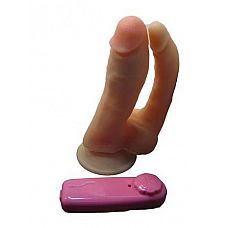 <strong>Двойной вибратор с выносным пультом управления - 17,8 см.</strong> <br />
Это секс-игрушка, которая идеально подойдет для любителей двойных проникновений.<div class="charTableblock"><div><span>Длина, см</span>: 15.00</div><div><span>Диаметр, см</span>: 4.00</div><div><span>Материал</span>: ПВХ (PVC)</div><div><span>Цвет</span>: телесный</div><div><span>Особенности</span>: двухголовый; на присоске; с вибрацией</div><div><span>Длина, см</span>: 13-16</div><div><span>Диаметр, см</span>: 4</div><div><span>Производитель</span>: Биоклон, Россия</div></div> Двойной вибратор с выносным пультом управления - 17,8 см.
Это секс-игрушка, которая идеально подойдет для любителей двойных проникновений.