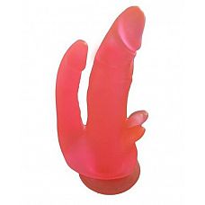 <strong>Розовый двойной фаллоимитатор с лепестками и присоской - 17 см.</strong> <br />
Это интим-игрушка, которая подарит двойное удовольствие во время сексуальных игр.<div class="charTableblock"><div><span>Длина, см</span>: 17</div><div><span>Диаметр, см</span>: 3.5</div><div><span>Материал</span>: ПВХ (PVC)</div><div><span>Цвет</span>: красный/розовый</div><div><span>Особенности</span>: двухголовый; на присоске</div><div><span>Длина, см</span>: 17-20</div><div><span>Диаметр, см</span>: 3</div><div><span>Производитель</span>: Биоклон, Россия</div></div> Розовый двойной фаллоимитатор с лепестками и присоской - 17 см.
Это интим-игрушка, которая подарит двойное удовольствие во время сексуальных игр.