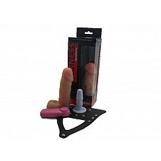 <strong>Страпон Харнес с вибрацией - 15,5 см.</strong> <br />
Вибратор с поясом сделает оргазмы сладкими и непрерывными.<div class="charTableblock"><div><span>Длина, см</span>: 15.5</div><div><span>Диаметр, см</span>: 3.9</div><div><span>Длина, см</span>: 13-16</div><div><span>Диаметр, см</span>: 3</div><div><span>Материал</span>: ПВХ (PVC)</div><div><span>Цвет</span>: телесный</div><div><span>Особенности</span>: комплект; vac-u-lock; с вибрацией</div><div><span>Производитель</span>: Биоклон, Россия</div></div> Страпон Харнес с вибрацией - 15,5 см.
Вибратор с поясом сделает оргазмы сладкими и непрерывными.