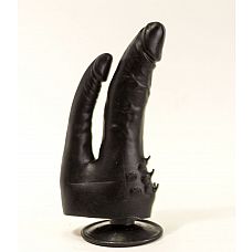 <strong>Двойной чёрный фаллоимитатор с шипами - 17 см.</strong> <br />
Это интим-игрушка для двойного удовольствия.<div class="charTableblock"><div><span>Длина, см</span>: 17</div><div><span>Диаметр, см</span>: 3.2</div><div><span>Материал</span>: ПВХ (PVC)</div><div><span>Цвет</span>: черный</div><div><span>Особенности</span>: двухголовый; на присоске; без мошонки</div><div><span>Длина, см</span>: 17-20</div><div><span>Диаметр, см</span>: 3</div><div><span>Производитель</span>: Биоклон, Россия</div></div> Двойной чёрный фаллоимитатор с шипами - 17 см.
Это интим-игрушка для двойного удовольствия.