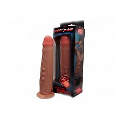 <strong>Реалистичный дилдо с точками и венами - 21,6 см.</strong> <br />
Реалистичный фаллоимитатор телесного цвета на присоске.<div class="charTableblock"><div><span>Длина, см</span>: 23,5</div><div><span>Диаметр, см</span>: 5</div><div><span>Материал</span>: киберкожа</div><div><span>Цвет</span>: телесный</div><div><span>Особенности</span>: на присоске; без мошонки</div><div><span>Длина, см</span>: 21-24</div><div><span>Диаметр, см</span>: 5</div><div><span>Производитель</span>: Биоклон, Россия</div></div> Реалистичный дилдо с точками и венами - 21,6 см.
Реалистичный фаллоимитатор телесного цвета на присоске.