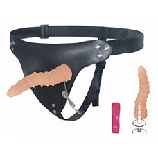 <strong>Женский страпон с анальным вибромассажером</strong> <br />
Женский страпон с анальным вибромассажером. В комплекте кожаные трусики, анальный вибромассажер с выносным пультом управления вибрации и штырек для крепления насадок.<div class="charTableblock"> </div> Женский страпон с анальным вибромассажером
Женский страпон с анальным вибромассажером. В комплекте кожаные трусики, анальный вибромассажер с выносным пультом управления вибрации и штырек для крепления насадок.