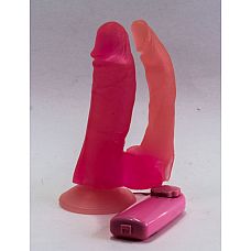 <strong>Розовый гелевый вибромассажер с выносным пультом - 17 см.</strong> <br />
Двойной вибратор с выносным пультом управления подарит вдвое больше удовольствия.<div class="charTableblock"><div><span>Длина, см</span>: 15.00</div><div><span>Диаметр, см</span>: 3.90</div><div><span>Материал</span>: ПВХ (PVC)</div><div><span>Цвет</span>: красный/розовый</div><div><span>Особенности</span>: двухголовый; на присоске; с вибрацией</div><div><span>Длина, см</span>: 13-16</div><div><span>Диаметр, см</span>: 3</div><div><span>Производитель</span>: Биоклон, Россия</div></div> Розовый гелевый вибромассажер с выносным пультом - 17 см.
Двойной вибратор с выносным пультом управления подарит вдвое больше удовольствия.