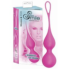 <strong>Розовые вагинальные шарики Smile </strong> <br />
Для тренировки и для эротических игр! Шарики разного Размера подходят для сильной чувственной стимуляции и, конечно же, для тренировки вагинальных мышц.<div class="charTableblock"><div><span>Материал</span>: силикон</div><div><span>Диаметр, см</span>: 4.00</div><div><span>Диаметр, см</span>: 4</div><div><span>Производитель</span>: Orion, Германия</div></div> Розовые вагинальные шарики Smile
Для тренировки и для эротических игр! Шарики разного Размера подходят для сильной чувственной стимуляции и, конечно же, для тренировки вагинальных мышц.