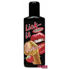 <strong>Съедобная смазка Lick It со вкусом клубники - 100 мл. </strong> <br />
Гель для орального секса, на водной основе, со вкусом земляники. идеален для эротического массажа.<div class="charTableblock"><div><span>Основа</span>: водная</div><div><span>Особенности</span>: оральная; ароматизированная; вкусовая; для массажа</div><div><span>Объем, мл</span>: 100-199</div><div><span>Объем, мл</span>: 100</div></div> Съедобная смазка Lick It со вкусом клубники - 100 мл.
Гель для орального секса, на водной основе, со вкусом земляники. идеален для эротического массажа.