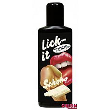<strong> Съедобная смазка Lick It со вкусом белого шоколада - 100 мл.</strong> <br />
Гель для орального секса на водной основе, со вкусом белого шоколада.<div class="charTableblock"><div><span>Основа</span>: водная</div><div><span>Особенности</span>: оральная; ароматизированная; вкусовая</div><div><span>Объем, мл</span>: 100-199</div><div><span>Объем, мл</span>: 100</div></div> Съедобная смазка Lick It со вкусом белого шоколада - 100 мл.
Гель для орального секса на водной основе, со вкусом белого шоколада.