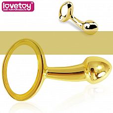 <strong>Золотистая анальная втулка LOVETOY Luxury - 10 см.</strong> <br />
Роскошная металлическая втулка деликатного Размера.<div class="charTableblock"> </div> Золотистая анальная втулка LOVETOY Luxury - 10 см.
Роскошная металлическая втулка деликатного Размера.