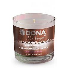 �������� ��������� ����� DONA Kissable Massage Candle Chocolate Mousse 135 � 
�������� ��������� ����� DONA Kissable Massage Candle Chocolate Mousse - "�������" ����������� �������  �������������� ������.