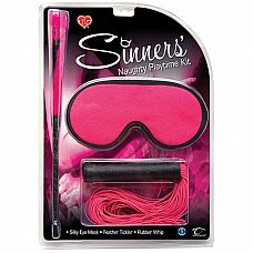 <strong>Набор БДСМ-девайсов Sinners Naughty Playtime Kit</strong> <br />
Набор БДСМ-девайсов Sinners Naughty Playtime Kit.<div class="charTableblock"><div><span>Производитель</span>: Topco Sales, США</div></div> Набор БДСМ-девайсов Sinners Naughty Playtime Kit
Набор БДСМ-девайсов Sinners Naughty Playtime Kit.