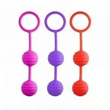 <strong>Розовые вагинальные шарики с кольцом</strong> <br />
Изящные вагинальные шарики, соединенные между собой эластичной силиконовой дорожкой, прекрасный способ получить удовольствие и одновременно укрепить влагалищные мышцы.<div class="charTableblock"><div><span>Материал</span>: силикон</div><div><span>Диаметр, см</span>: 3.00</div><div><span>Диаметр, см</span>: 3</div><div><span>Производитель</span>: Lovetoy, Китай</div></div> Розовые вагинальные шарики с кольцом
Изящные вагинальные шарики, соединенные между собой эластичной силиконовой дорожкой, прекрасный способ получить удовольствие и одновременно укрепить влагалищные мышцы.