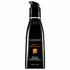 <strong>Лубрикант со вкусом соленой карамели WICKED AQUA Salted Caramel 60 мл</strong> <br />
Нежный лубрикант на водной основе с необычным вкусом соленой карамели для изумительных эротических ласк.<div class="charTableblock"><div><span>Основа</span>: водная</div><div><span>Особенности</span>: оральная; вкусовая; для секс игрушек</div><div><span>Объем, мл</span>: 60-99</div><div><span>Объем, мл</span>: 60</div></div> Лубрикант со вкусом соленой карамели WICKED AQUA Salted Caramel 60 мл
Нежный лубрикант на водной основе с необычным вкусом соленой карамели для изумительных эротических ласк.