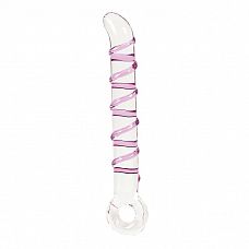 <strong>Стеклянный фаллоимитатор с фиолетовой спиралью - 17 см.</strong> <br />
Стеклянный фаллоимитатор с колечком для удобства введения.<div class="charTableblock"><div><span>Длина, см</span>: 17</div><div><span>Диаметр, см</span>: 2</div><div><span>Материал</span>: стекло</div><div><span>Цвет</span>: прозрачный</div><div><span>Особенности</span>: без мошонки</div><div><span>Длина, см</span>: 17-20</div><div><span>Диаметр, см</span>: 2</div><div><span>Производитель</span>: Toy Joy, Голландия</div></div> Стеклянный фаллоимитатор с фиолетовой спиралью - 17 см.
Стеклянный фаллоимитатор с колечком для удобства введения.