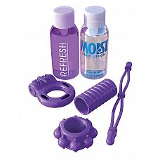 <strong>Набор из фиолетовых эрекционных колец Party Pack</strong> <br />
Набор эрекционных колец Party Pack для достижения максимальной эрекции и длительного удовольствия.<div class="charTableblock"><div><span>Материал</span>: TPE / TPR</div></div> Набор из фиолетовых эрекционных колец Party Pack
Набор эрекционных колец Party Pack для достижения максимальной эрекции и длительного удовольствия.