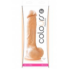 ������������� Colours Pleasures - 8" Dildo - White 
������������� Colours Pleasures - 8" Dildo - White ��������� ����� ��� ����� ������������ �����.