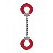 ������� Beginner`s Legcuffs Furry Red SH-OU007RED 
