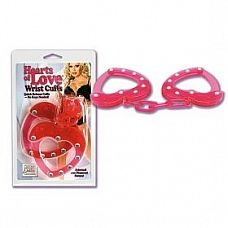 <strong>Розовые наручники-сердечки</strong> <br />
Пара наручников в виде сердец из пластика, инкрустированные блестящими камешками.<div class="charTableblock"><div><span>Производитель</span>: California Exotic Novelties, США</div></div> Розовые наручники-сердечки
Пара наручников в виде сердец из пластика, инкрустированные блестящими камешками.